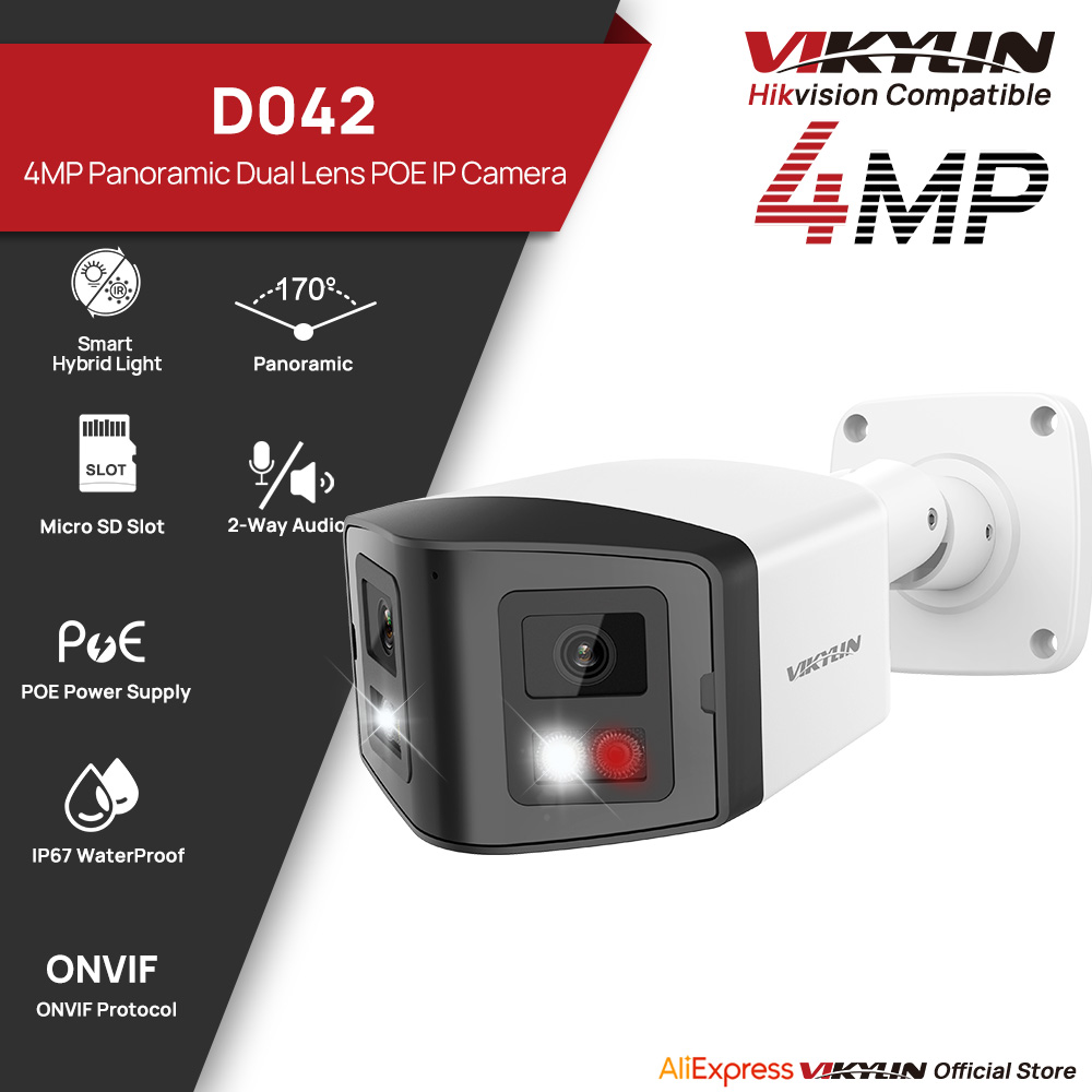 Outdoor Power G Motion - VIKYLIN 170 ° Caméra IP de