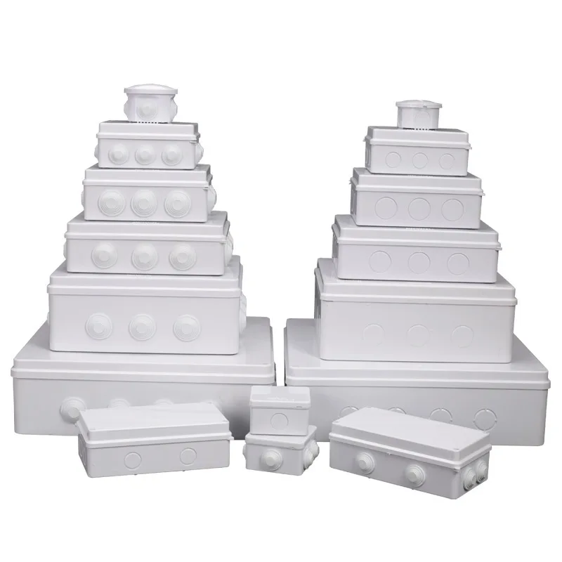 Outdoor Power Cable Junction Box - Boîtier d'alimentation étanche en plastique ABS,