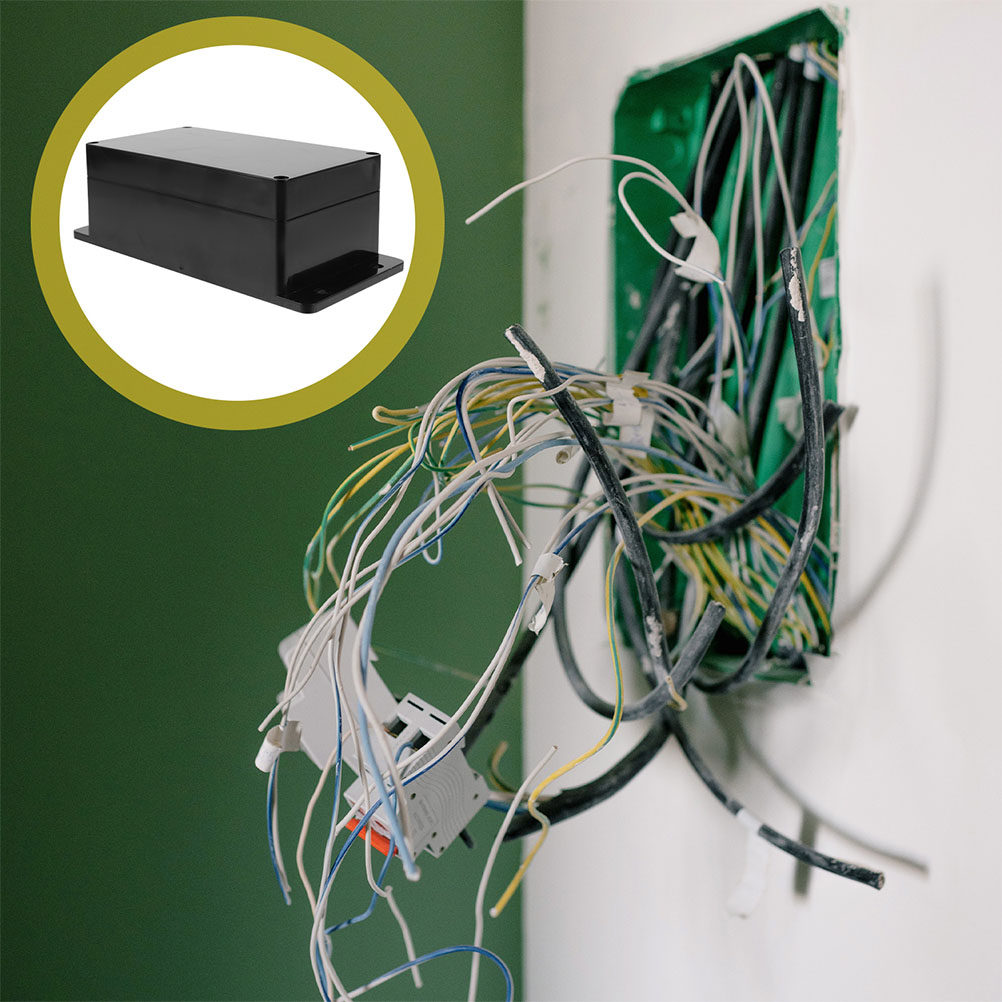 Outdoor Power Cable Junction Box - Boîte de jonction étanche en plastique,