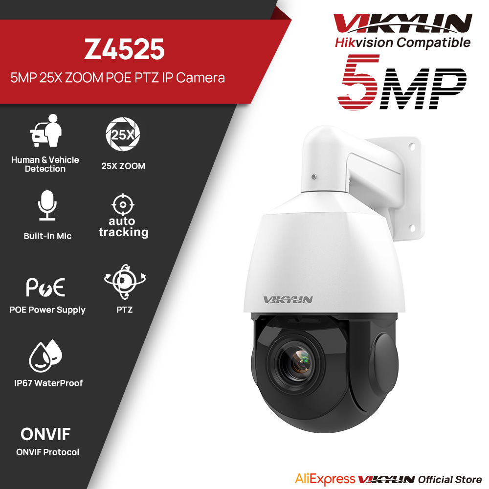 Outdoor Power G Motion - Caméra IP de surveillance extérieure Vikylin
