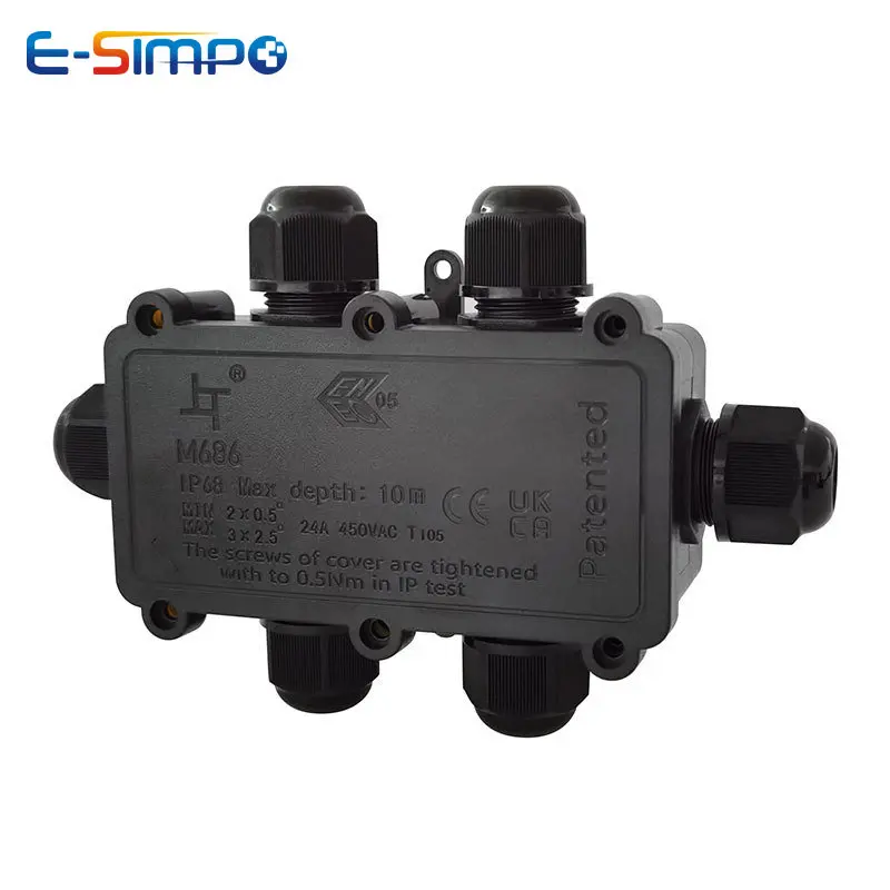 Outdoor Power Cable Junction Box - Boîte de jonction de cordon d'alimentation