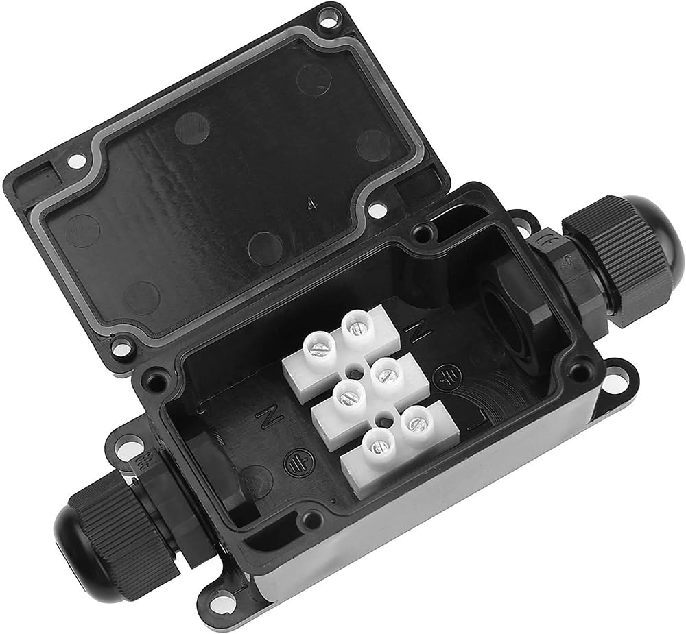 Outdoor Power Cable Junction Box - Boîte de jonction extérieure étanche IP65,