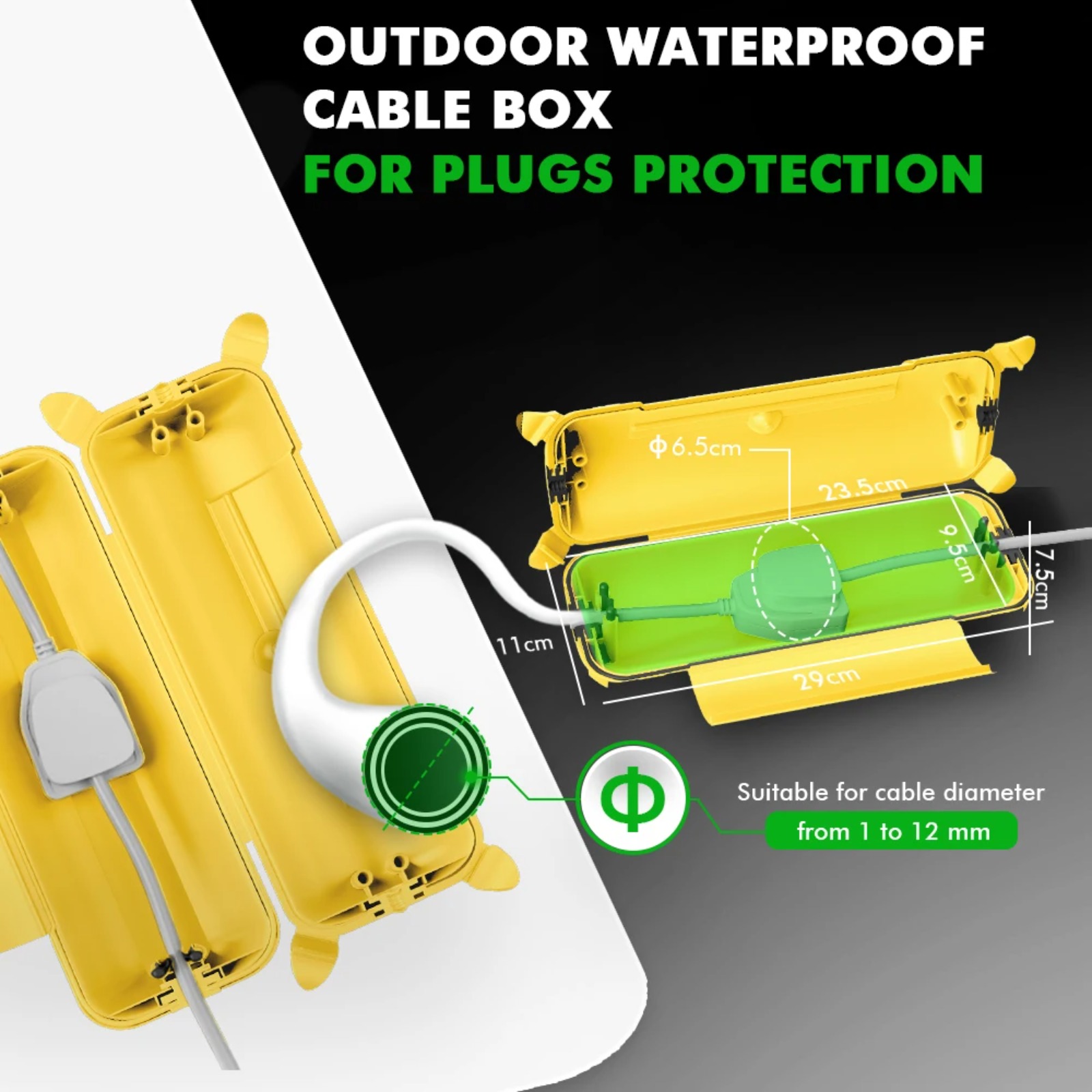 Boîtier de protection extérieu - Outdoor Power Strip With Cover avis et prix