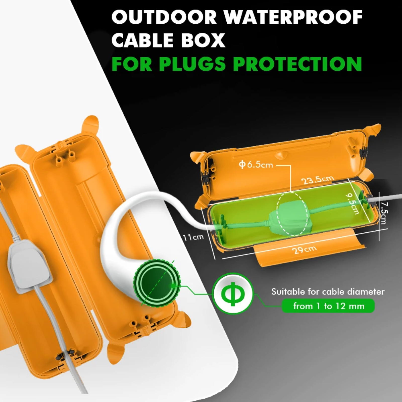 Boîtier de protection extérieu - Outdoor Power Strip With Cover avis et prix
