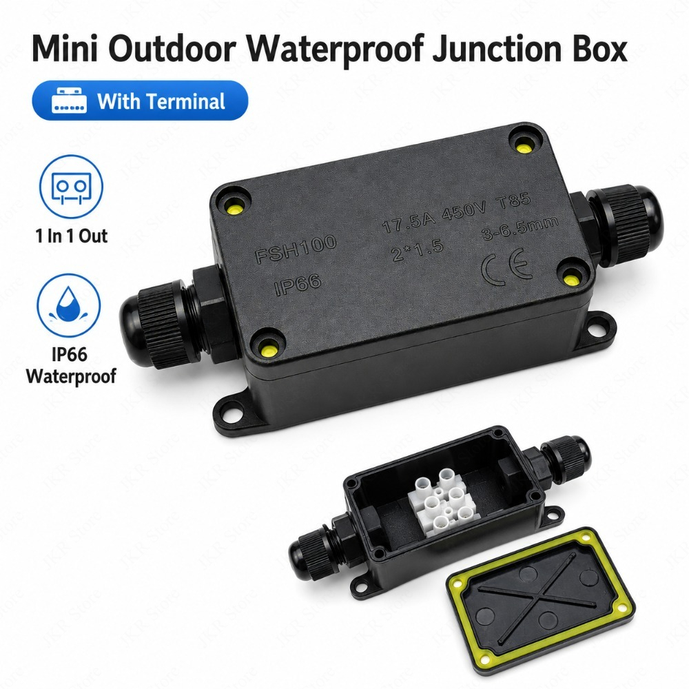 Boîtier de jonction de câbles  - Outdoor Power Cable Junction Box avis et prix