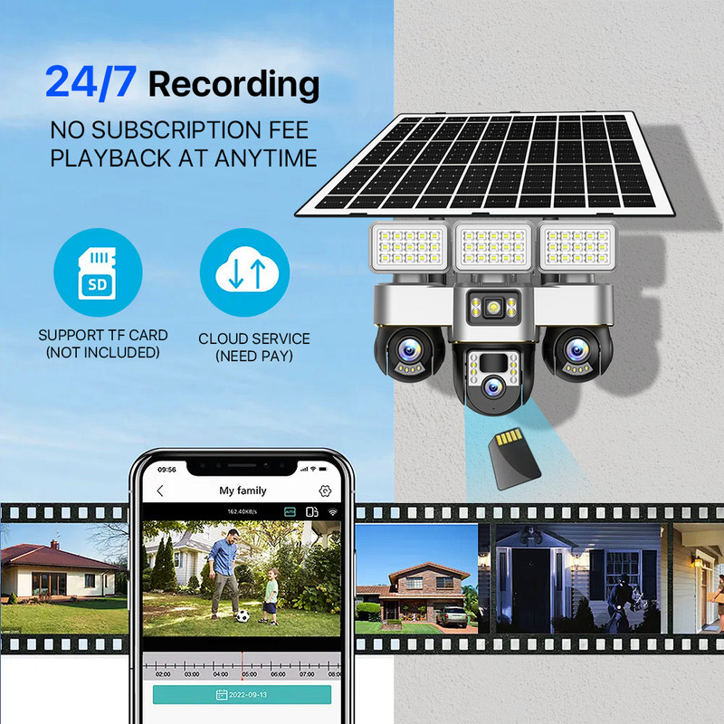 Caméra PTZ solaire 4G WiFi ext - Outdoor Power G Motion avis et prix